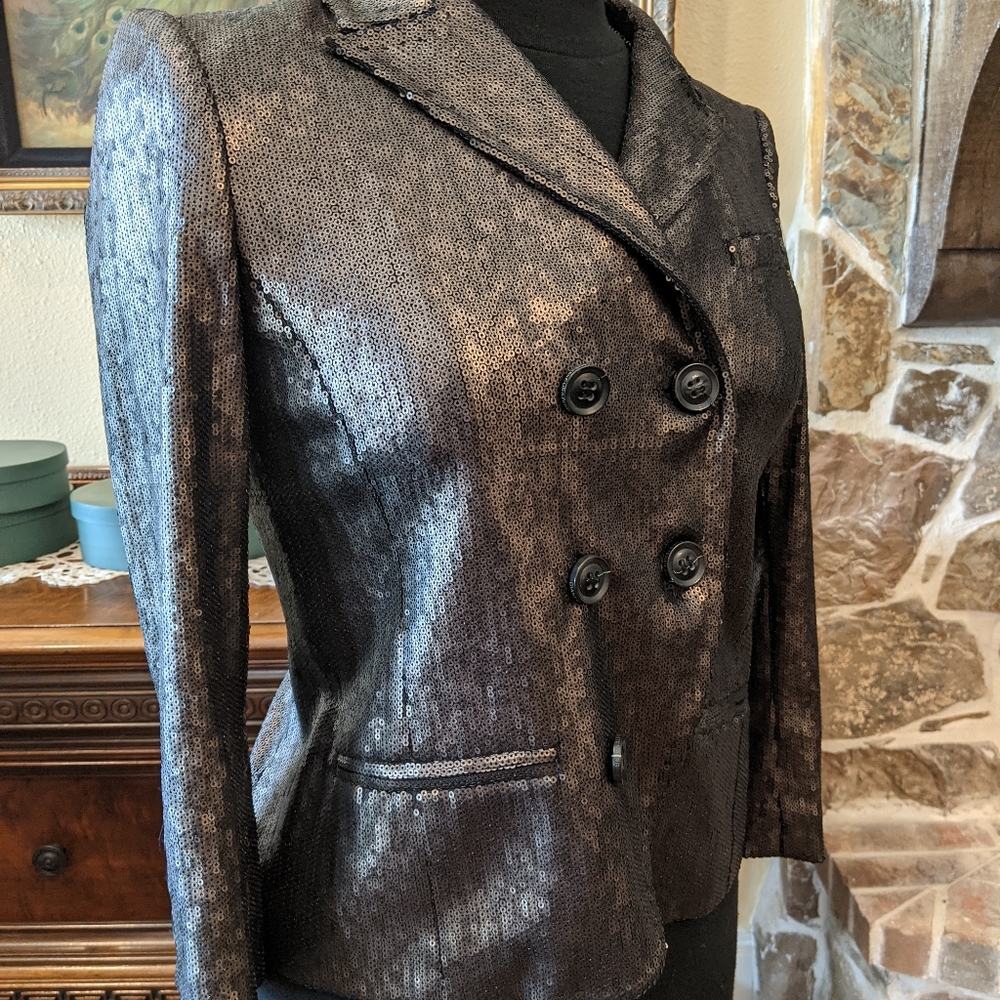 Diane Von Furstenberg Black Blazer